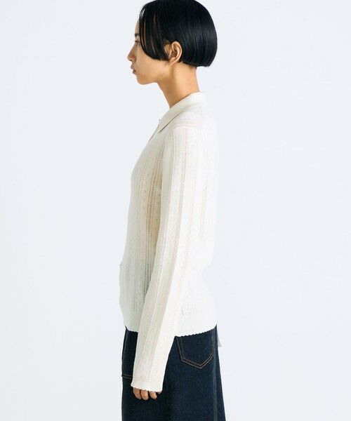 TOMORROWLAND / トゥモローランド ニット・セーター | コットンカシミヤ ロングスリーブ ニットポロ | 詳細3