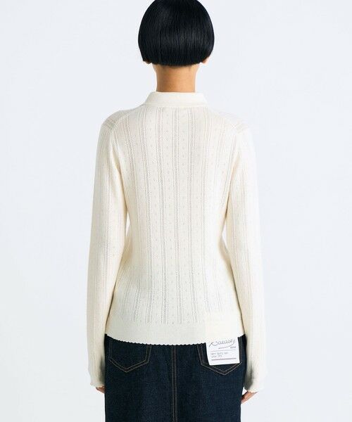 TOMORROWLAND / トゥモローランド ニット・セーター | コットンカシミヤ ロングスリーブ ニットポロ | 詳細4