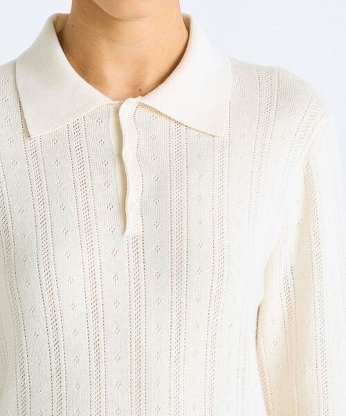 TOMORROWLAND / トゥモローランド ニット・セーター | コットンカシミヤ ロングスリーブ ニットポロ | 詳細5