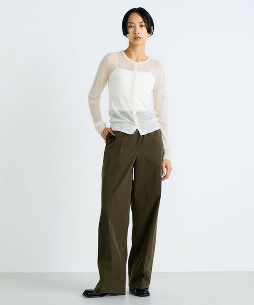 TOMORROWLAND / トゥモローランド カーディガン・ボレロ | カシミヤ シアー カーディガン | 詳細1