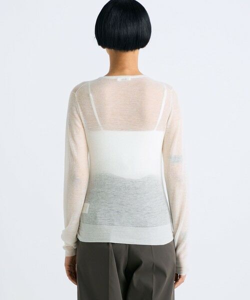 TOMORROWLAND / トゥモローランド カーディガン・ボレロ | カシミヤ シアー カーディガン | 詳細4