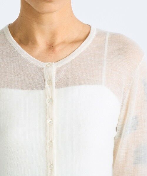 TOMORROWLAND / トゥモローランド カーディガン・ボレロ | カシミヤ シアー カーディガン | 詳細5