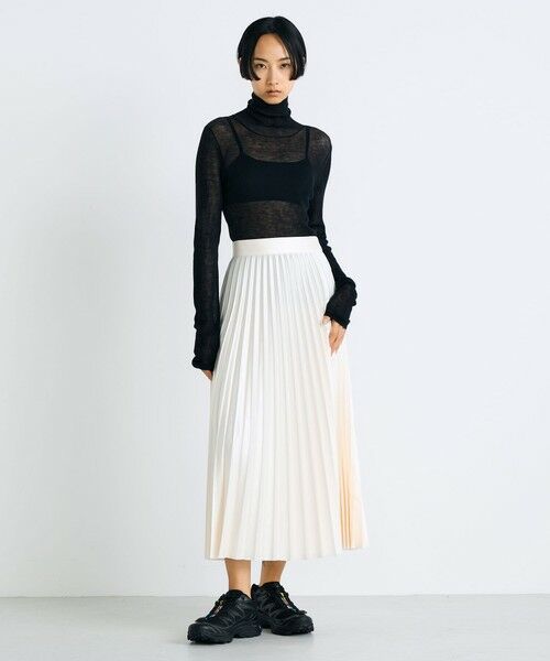 TOMORROWLAND / トゥモローランド ニット・セーター | カシミヤ シアー タートルネック ニット | 詳細1