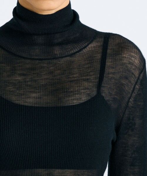 TOMORROWLAND / トゥモローランド ニット・セーター | カシミヤ シアー タートルネック ニット | 詳細5