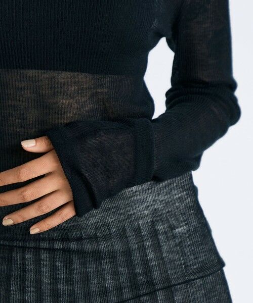 TOMORROWLAND / トゥモローランド ニット・セーター | カシミヤ シアー タートルネック ニット | 詳細7