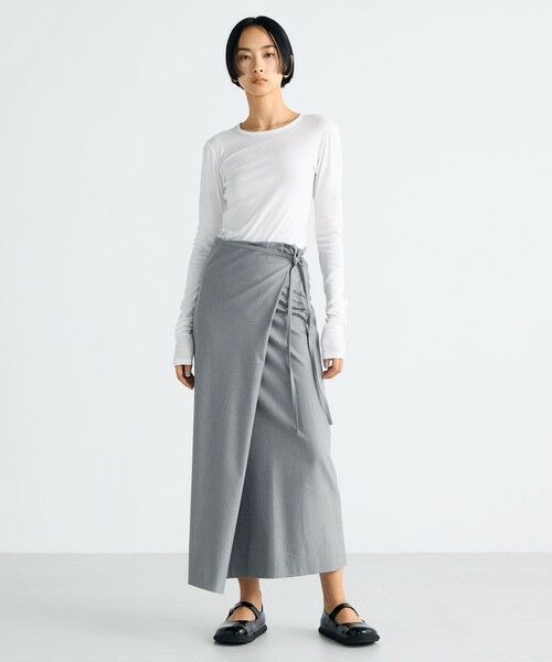 TOMORROWLAND / トゥモローランド カットソー（半袖以外） | コットンシルクフライス クルーネックトップ | 詳細1