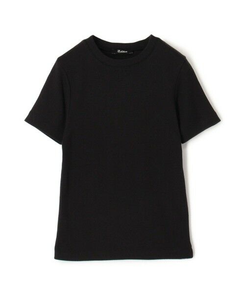 TOMORROWLAND / トゥモローランド Tシャツ | コットンモダールフライス Tシャツ(19 ブラック)