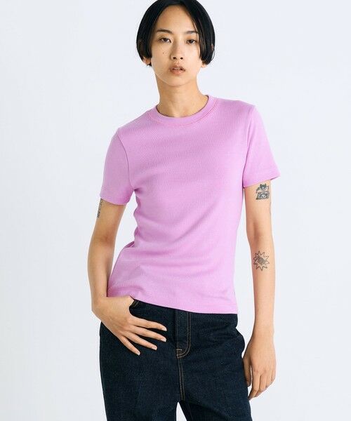 TOMORROWLAND / トゥモローランド Tシャツ | コットンモダールフライス Tシャツ | 詳細2