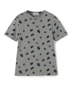 TOMORROWLAND / トゥモローランド Tシャツ | コットンモダールフライス フラワープリント Tシャツ