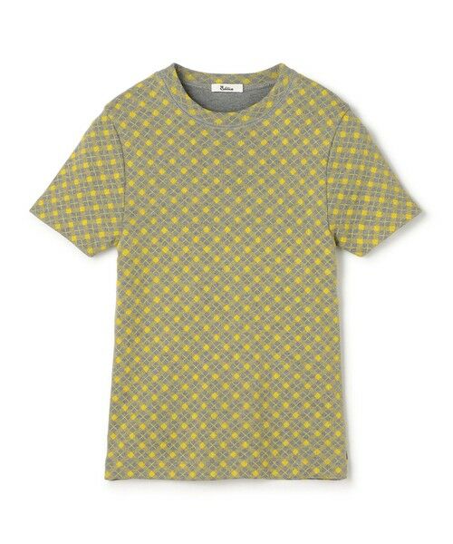 TOMORROWLAND / トゥモローランド Tシャツ | コットンモダールフライス フラワープリント Tシャツ（24 イエロー系）