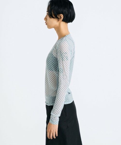 TOMORROWLAND / トゥモローランド カットソー（半袖以外） | シアープリント クルーネックトップ | 詳細3