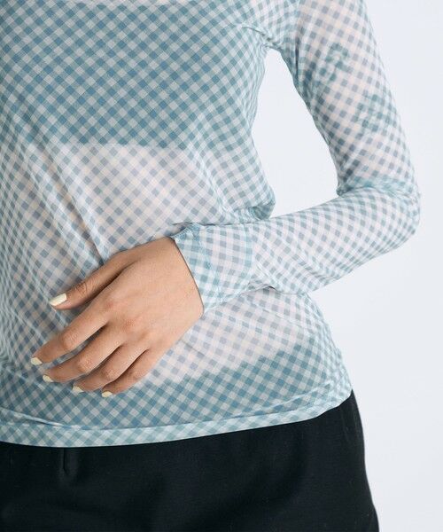 TOMORROWLAND / トゥモローランド カットソー（半袖以外） | シアープリント クルーネックトップ | 詳細7