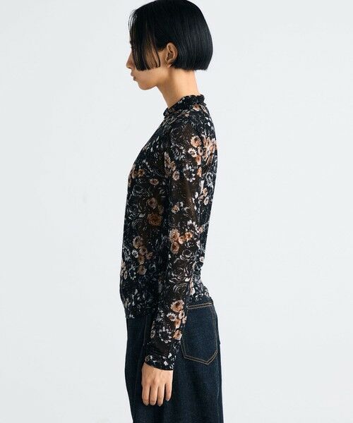 TOMORROWLAND / トゥモローランド カットソー(半袖以外) | シアープリント ハイネックトップ | 詳細3