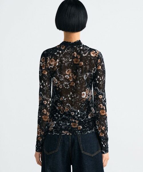 TOMORROWLAND / トゥモローランド カットソー(半袖以外) | シアープリント ハイネックトップ | 詳細4