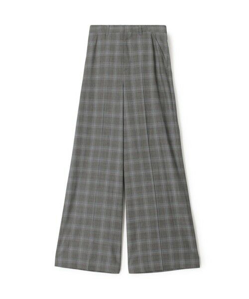 TOMORROWLAND / トゥモローランド スラックス・ドレスパンツ | Super140's ウールトロピカル チェックスラックス（18 グレー系）