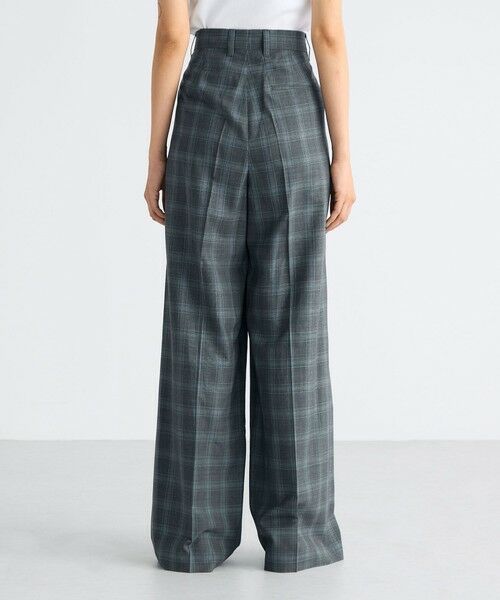 TOMORROWLAND / トゥモローランド スラックス・ドレスパンツ | Super140's ウールトロピカル チェックスラックス | 詳細4