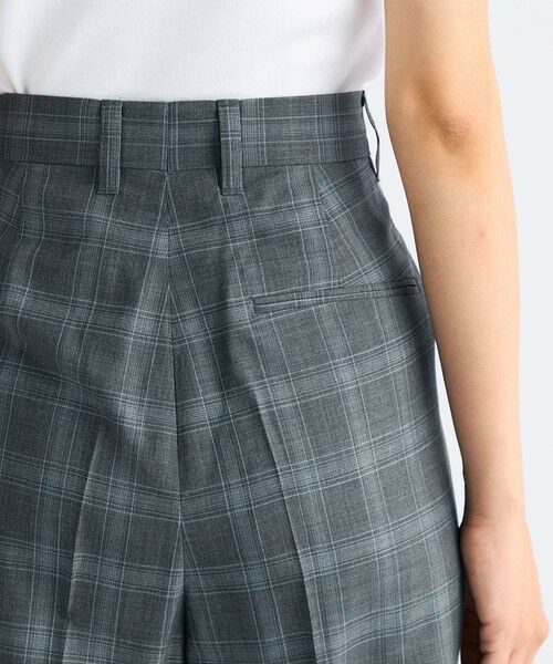 TOMORROWLAND / トゥモローランド スラックス・ドレスパンツ | Super140's ウールトロピカル チェックスラックス | 詳細6