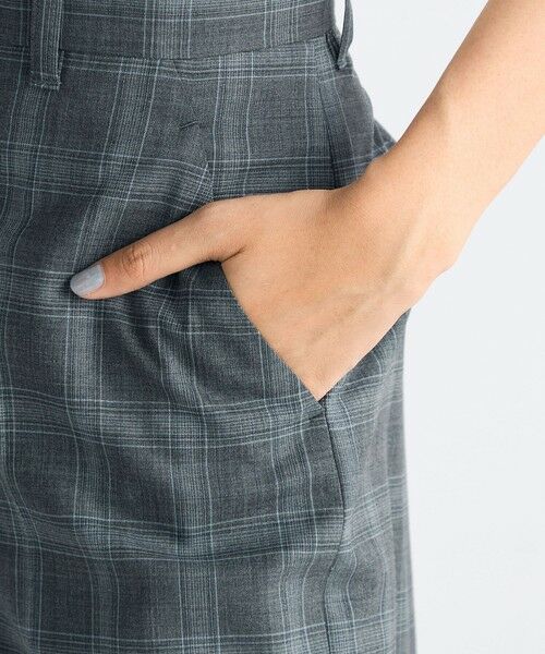 TOMORROWLAND / トゥモローランド スラックス・ドレスパンツ | Super140's ウールトロピカル チェックスラックス | 詳細7