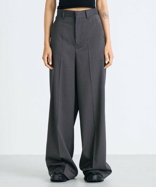 TOMORROWLAND / トゥモローランド スラックス・ドレスパンツ | ウールライク スラックス | 詳細2