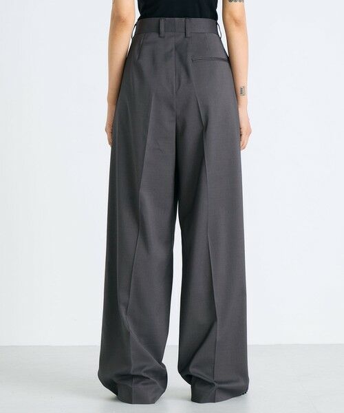 TOMORROWLAND / トゥモローランド スラックス・ドレスパンツ | ウールライク スラックス | 詳細4