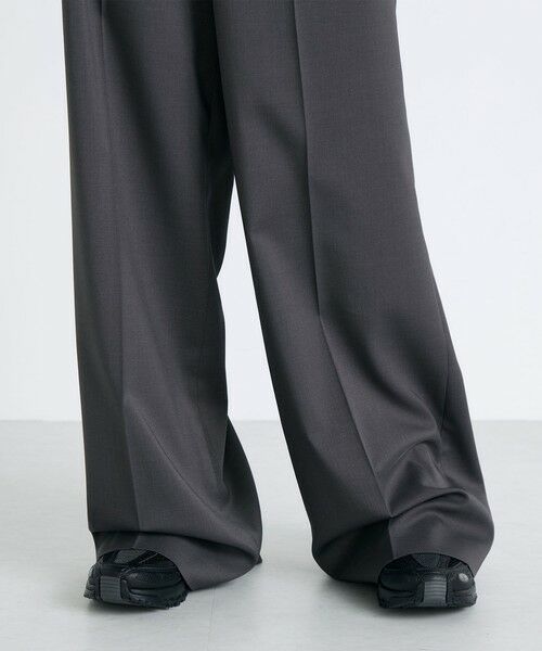 TOMORROWLAND / トゥモローランド スラックス・ドレスパンツ | ウールライク スラックス | 詳細7
