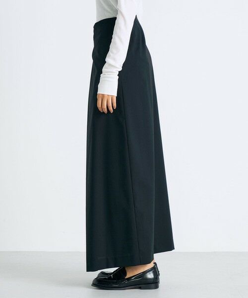 TOMORROWLAND / トゥモローランド ロング・マキシ丈スカート | Super140's ウールトロピカル ラップスカート | 詳細3