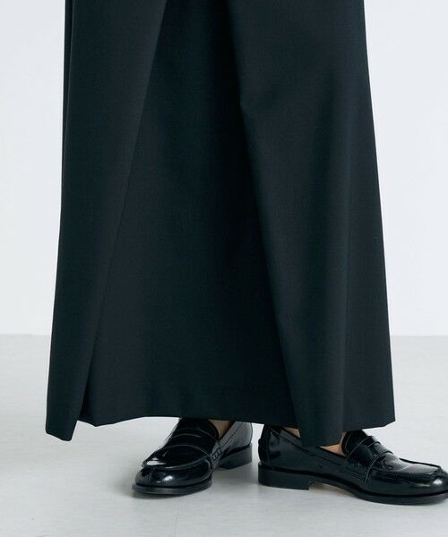 TOMORROWLAND / トゥモローランド ロング・マキシ丈スカート | Super140's ウールトロピカル ラップスカート | 詳細7