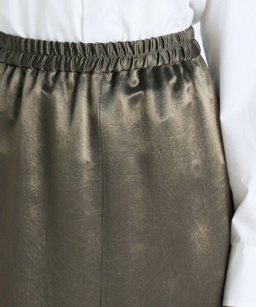 TOMORROWLAND / トゥモローランド ロング・マキシ丈スカート | ワッシャーサテン ペンシルスカート | 詳細5
