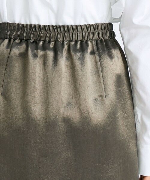TOMORROWLAND / トゥモローランド ロング・マキシ丈スカート | ワッシャーサテン ペンシルスカート | 詳細6