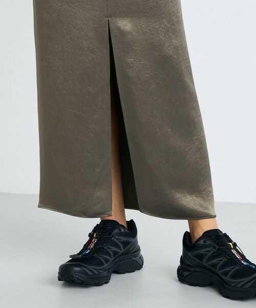 TOMORROWLAND / トゥモローランド ロング・マキシ丈スカート | ワッシャーサテン ペンシルスカート | 詳細7