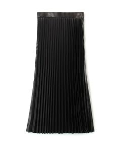 TOMORROWLAND / トゥモローランド ロング・マキシ丈スカート | エンボスサテン プリーツスカート