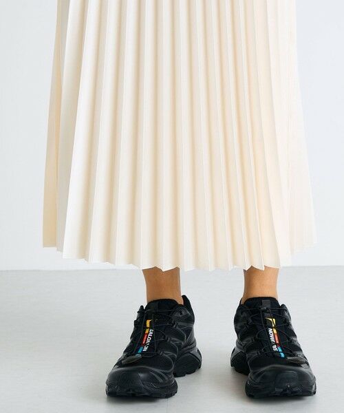 TOMORROWLAND / トゥモローランド ロング・マキシ丈スカート | エンボスサテン プリーツスカート | 詳細7