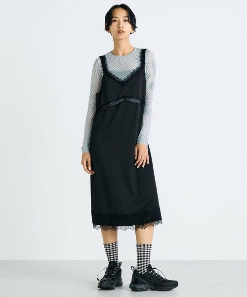 TOMORROWLAND / トゥモローランド ロング・マキシ丈ワンピース | ジョーゼットレース ワンピース | 詳細1