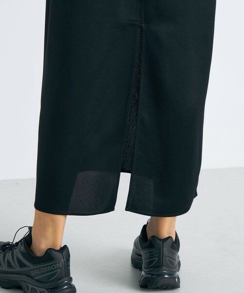 TOMORROWLAND / トゥモローランド ロング・マキシ丈ワンピース | ワッシャーサテン ノースリーブワンピース | 詳細8