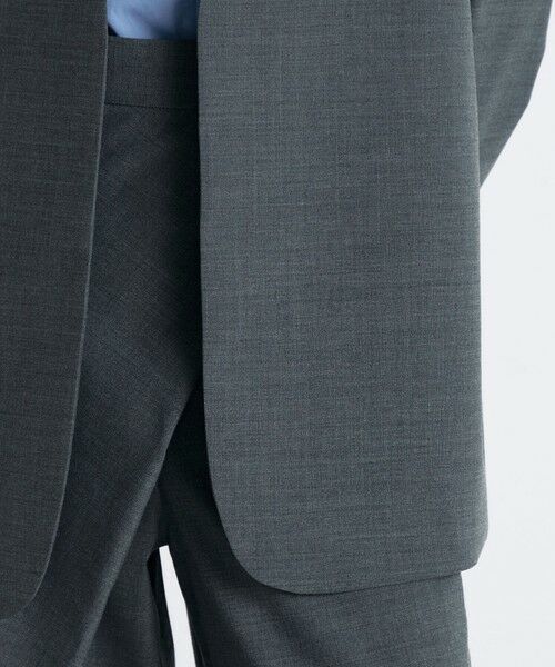 TOMORROWLAND / トゥモローランド ノーカラージャケット | Super140's トロピカルウール ノーカラージャケット | 詳細9