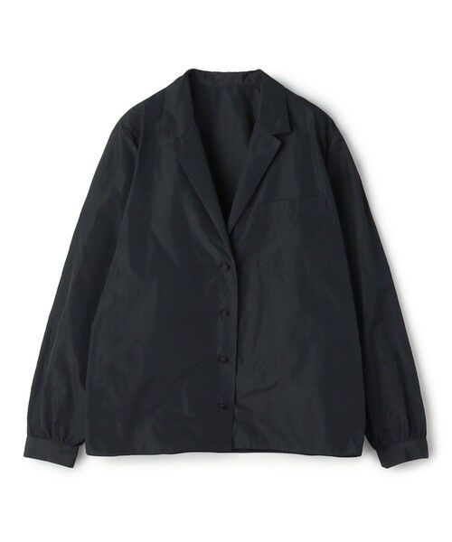 TOMORROWLAND/トゥモローランド ポリエステルタフタ オープンシャツ 69 ネイビー 36(9号)