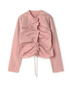 【完売品】トゥモローランド　ボウタイブラウス　ピンク　シアーブラウス　トップス Cherie ボウタイブラウス｜トゥモローランド 公式通販