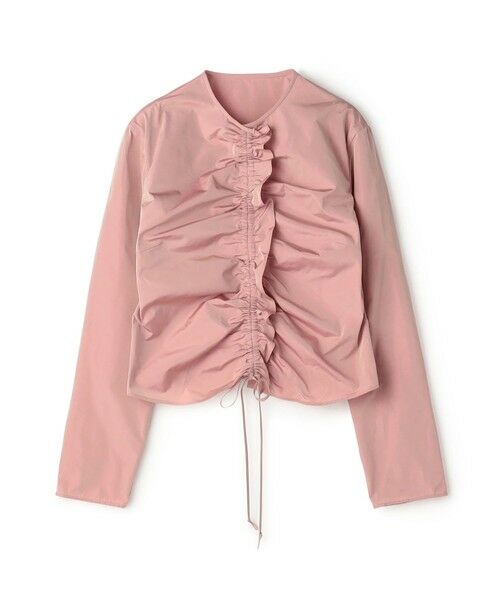 TOMORROWLAND / トゥモローランド シャツ・ブラウス | ポリエステルタフタ ギャザードブラウス(33 ピンク)