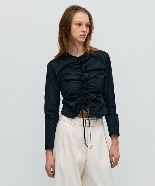 TOMORROWLAND / トゥモローランド シャツ・ブラウス | ポリエステルタフタ ギャザードブラウス | 詳細2