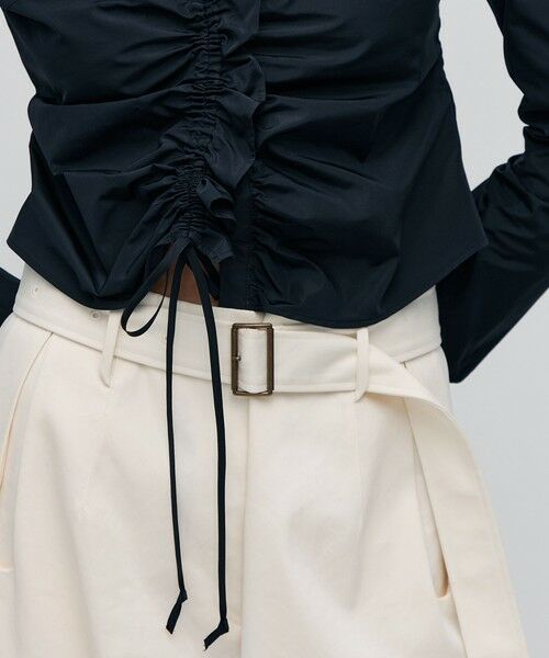 TOMORROWLAND / トゥモローランド シャツ・ブラウス | ポリエステルタフタ ギャザードブラウス | 詳細8