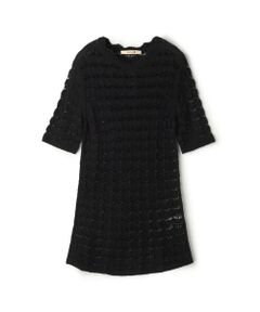 TOMORROWLAND / トゥモローランド ニット・セーター | パイルレース ハーフスリーブプルオーバー