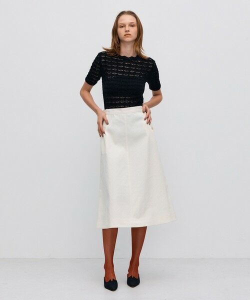 TOMORROWLAND / トゥモローランド ニット・セーター | パイルレース ハーフスリーブプルオーバー | 詳細2