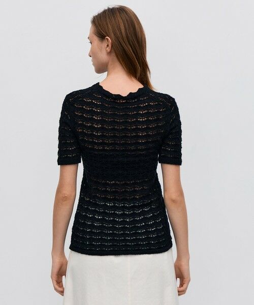 TOMORROWLAND / トゥモローランド ニット・セーター | パイルレース ハーフスリーブプルオーバー | 詳細6