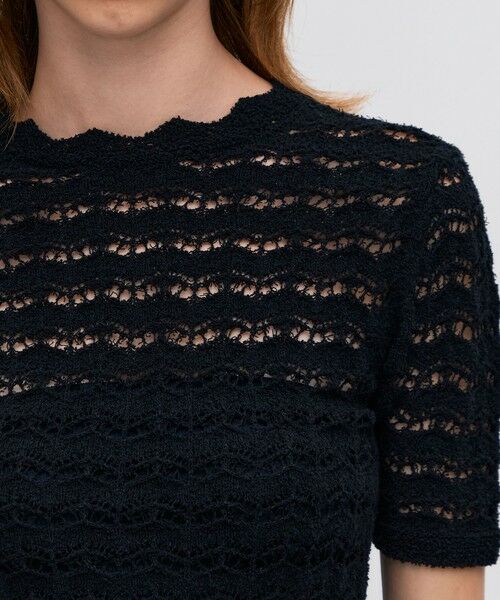 TOMORROWLAND / トゥモローランド ニット・セーター | パイルレース ハーフスリーブプルオーバー | 詳細7