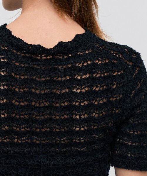 TOMORROWLAND / トゥモローランド ニット・セーター | パイルレース ハーフスリーブプルオーバー | 詳細8