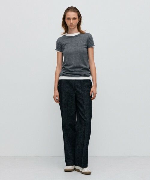 TOMORROWLAND / トゥモローランド ニット・セーター | カシミヤ ハーフスリーブプルオーバー | 詳細1