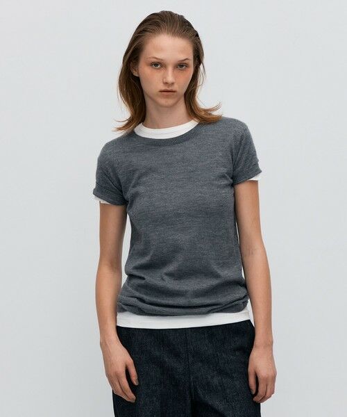 TOMORROWLAND / トゥモローランド ニット・セーター | カシミヤ ハーフスリーブプルオーバー | 詳細2