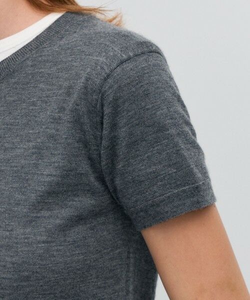 TOMORROWLAND / トゥモローランド ニット・セーター | カシミヤ ハーフスリーブプルオーバー | 詳細7