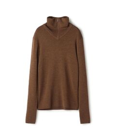 TOMORROWLAND / トゥモローランド ニット・セーター | エクストラファインメリノウール ジップアッププルオーバー