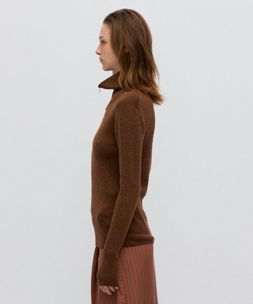 TOMORROWLAND / トゥモローランド ニット・セーター | エクストラファインメリノウール ジップアッププルオーバー | 詳細4